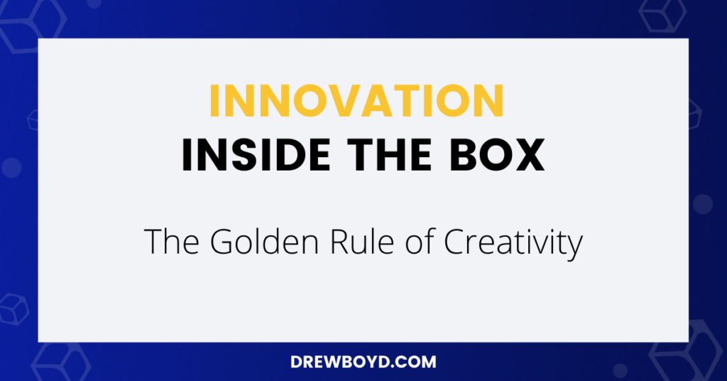 021: The Golden Rule of Creativity