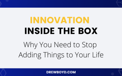 Episode 041: Why You Need to Stop Adding Things to Your Life