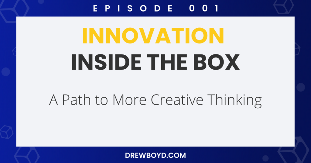 001: A Path to More Creative Thinking